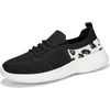 Flache Freizeitschuhe für Damen mit Leopardenmuster, Sommer, atmungsaktive Outdoor-Sneaker, rutschfest, verschleißfest, weiche Außensohle, Wanderschuhe