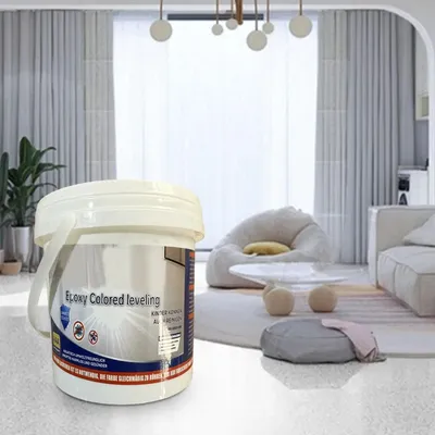 High-Gloss Marble Effect Epoxy Floor Coating Marble Garage Paint Waterproof Floor Paint Waterproof Water-Based Epoxy Coating