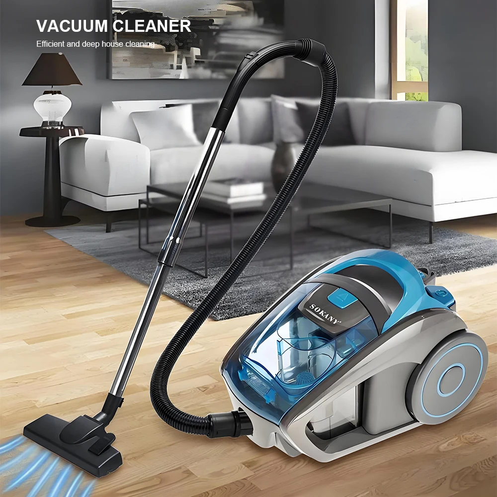 2500W Vacuum Cleaner Household Multifunctional Dust Mite Wet and Dry Wired Vacuum Cleaner Handheld High Power Dust Collector