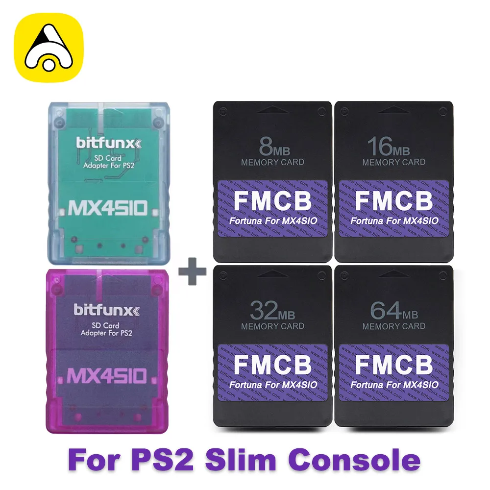 OPL 1.2.0 Fortuna FMCB für MX4SIO SIO2SD TF/SD-Kartenadapter für PS2 Slim Spielekonsole Image