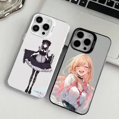 My Dress-Up Darling Handyhülle Handyhülle für iPhone 11-16 Pro Max Bunte rutschfeste Anti-Fingerabdruck-Beschichtung