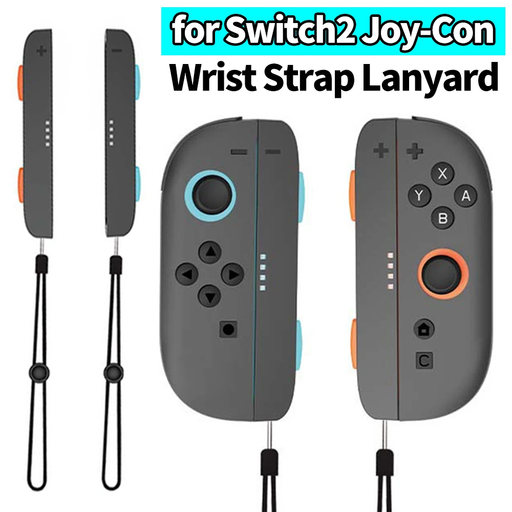 2Pcs Langlebige Gamepad Handgelenk Strap Hand Seil Anti-verloren Strap Controller Hand Strap Zubehör für Switch2 Joy-Con Controller Image