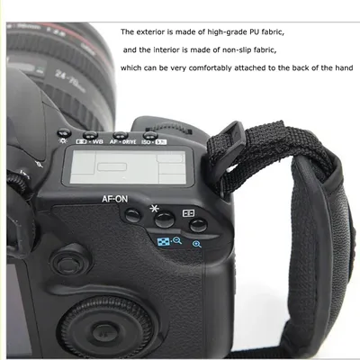 Festes DSLR-Armband, ovaler Riemen, Kamera-Pufferriemen, universell kompatibel mit Canon, Nikon, SONY und allen Modellen von DSLR