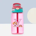 Paw Patrols Bottiglia d'acqua per bambini all'aperto 480ml Skye Dog Lettera AZ Ragazzo Ragazza Sport Tazza di paglia Stampa di cartoni animati Bottiglie per bevande a prova di perdite
