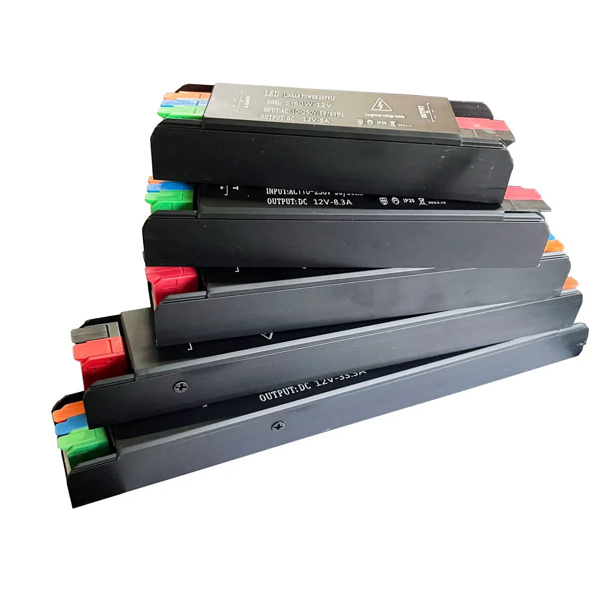 Trasformatore di illuminazione AC 110 V-220 V DC 12 V/24 V Interruttore ultra sottile Driver di alimentazione 60 W 60 W 100 W 200 W 300 W 400 W Per la luce a led