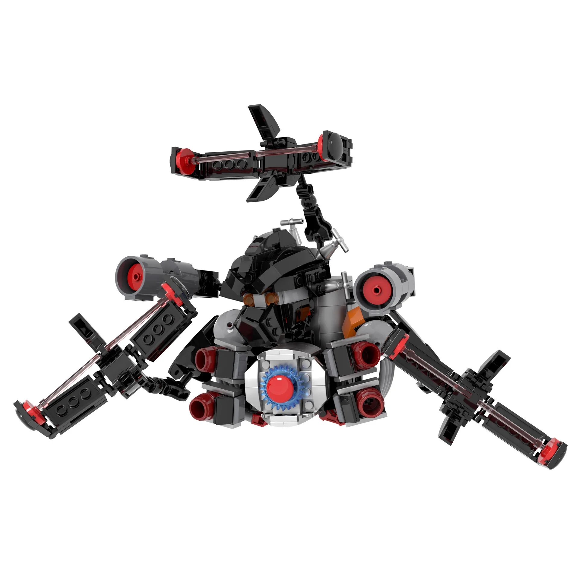 2025 neue Titan Skibidi Toilette Baustein Spielzeug Astronomische Gman Doomsday Watchman 2,0 Neuheit Kinder Spielzeug Navidad Geschenke Image