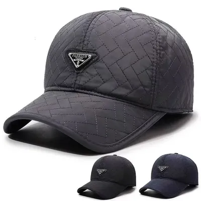 Autumn Winter Warm Adjustable Baseball Hat with Thick Velvet Duck Tongue Hat for Cold and Ear Protection, Windproof Dad Hat