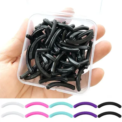 30Pcs/Box Colorful Replacement Eyelash Curler Refill Rubber Pads Makeup Curling Styling Tools Eyelash Curler Replacement Pads