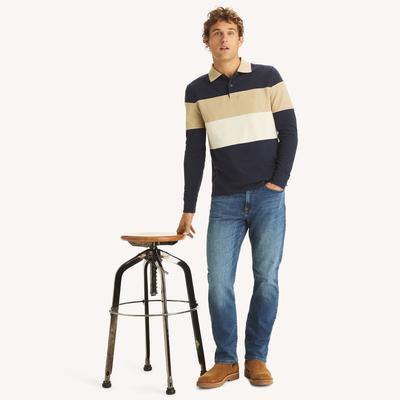 Nautica Men's Vintage Straight Stretch Denim 484 (Nautica Blue), 40x32