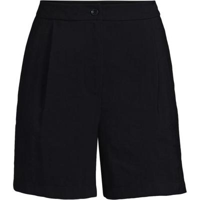 Soft Modal Shorts, Women, size: 20, regular, Black, Polyester/Poly-blend, by Lands' End