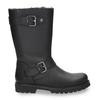 Stiefel PANAMA JACK "Fergie B1", Damen, Gr. 37, Normalschaft, schwarz, Nappaleder, klassisch, Schuhe, Winterboots, Blockabsatz, Profilsohle mit waterproof Ausstattung