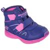 Klettstiefel SKECHERS "ILLUMI-BRIGHTS", Kinder, Gr. 26, bunt (navy, multi), Lederimitat, casual, Schuhe, Winterstiefel mit Blinkfunktion, Größenschablone zum Download