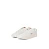 Sneaker JACK & JONES "JFWBOSLEY", Herren, Gr. 43, weiß (weiß, cognac), Lederimitat, casual, Schuhe, mit heller Laufsohle