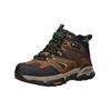 Schnürstiefelette SKECHERS "Skechers Stiefelette Leder", Herren, Gr. 45, braun, Leder, casual, Schuhe