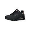 Sneaker SKECHERS "Skechers Sneaker Lederimitat/Textil", Damen, Gr. 37, schwarz (schwarz, schwarz), Lederimitat, Textil, casual, Schuhe
