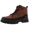 Winterboots MUSTANG SHOES "Peppin", Herren, Gr. 41, braun (cognac), Lederimitat, kontrastfarbene Details, modisch, Schuhe, Schnürboots, Trekkingboots mit TEX-Ausstattung