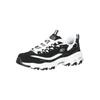 Sneaker SKECHERS "Skechers Sneaker Leder", Damen, Gr. 38, schwarz (schwarz, weiß), Leder, casual, Schuhe