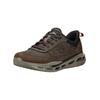 Sneaker SKECHERS "Skechers Sneaker Leder", Herren, Gr. 45, braun (chocolate), Leder, casual, Schuhe