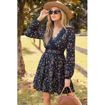 Wild at Bloom Floral Mini Dress