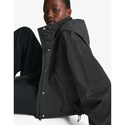 Bershka Water-Resistant & Windproof Technical Jacket Women L Black