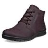 Winterboots ECCO "BABETT BOOT", Damen, Gr. 41, lila (pflaume), Nubukleder, unifarben, Basic, Schuhe, Schnürboots, Stiefelette mit herausnehmbarer Einlage, GORE-TEX