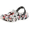 Clog CROCS "Mickey and Minnie Classic Clog", Damen, Gr. 41, bunt (multifarben), Croslite, casual, Schuhe, mit Fersenriemen