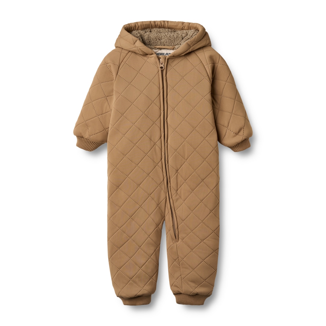 Schneeoverall WHEAT "Thermo Suit Krammo", Baby, Gr. 92, hazel, Obermaterial: 100% Polyester, unifarben, figurbetont, Overalls, wasserdicht Image
