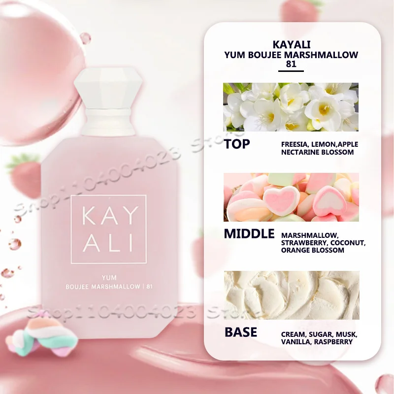 100 ml KAYALI 81 Parfüm Kayali Yum Boujee Marshmallow Eau de Parfum Für Unisex Original Arabisch Parfüm Marke Parfüme KAYALI 28