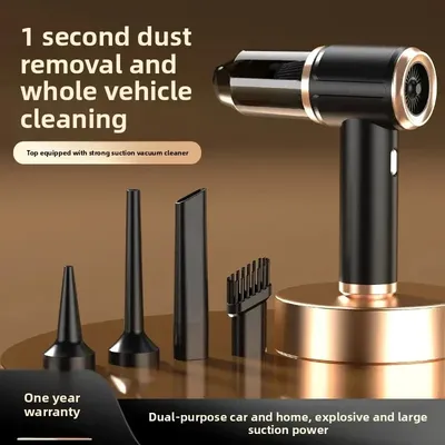 45000Pa 5 In 1 Car Vacuum Strong Suction Portable Handheld Wireless Cleaner Home Mini Vacuum Machine