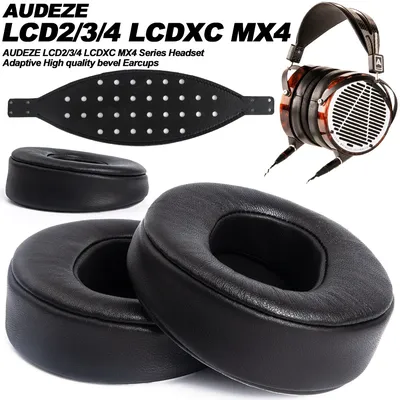 Ohrpolster abgewinkelt AUDEZE LCD2/LCD3/LCD4 LCDXC MX4 perforiertes Schaffell Lammfell Dermis Kopfhörer Memory Covers Schwamm