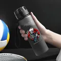 Bottiglia d'acqua sportiva Uzumakied Narutoed da 650 ml Ragazza Ragazzo Motivazionale a prova di perdite Tazze riutilizzabili portatili Brocche da palestra da viaggio all'aperto