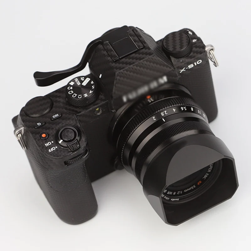 Bayonet Metal Square Lens Hood With Metal Front Cap for Fujifilm XF 35mm F/2 R WR, XF 23mm F/2 R WR ,XC 35mm F2