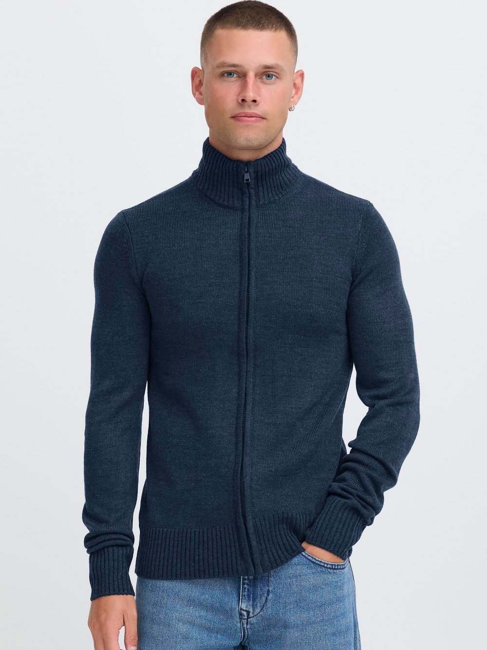 BLEND Strickjacke Herren blau, S Image