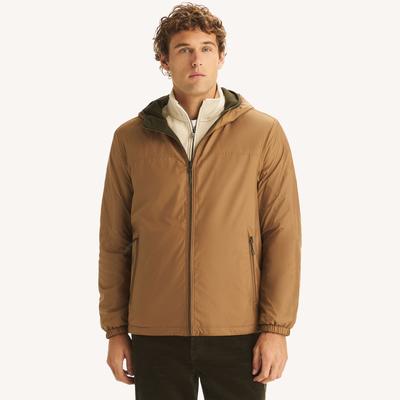Nautica Men's Fleece Jacket Chocolate, M
