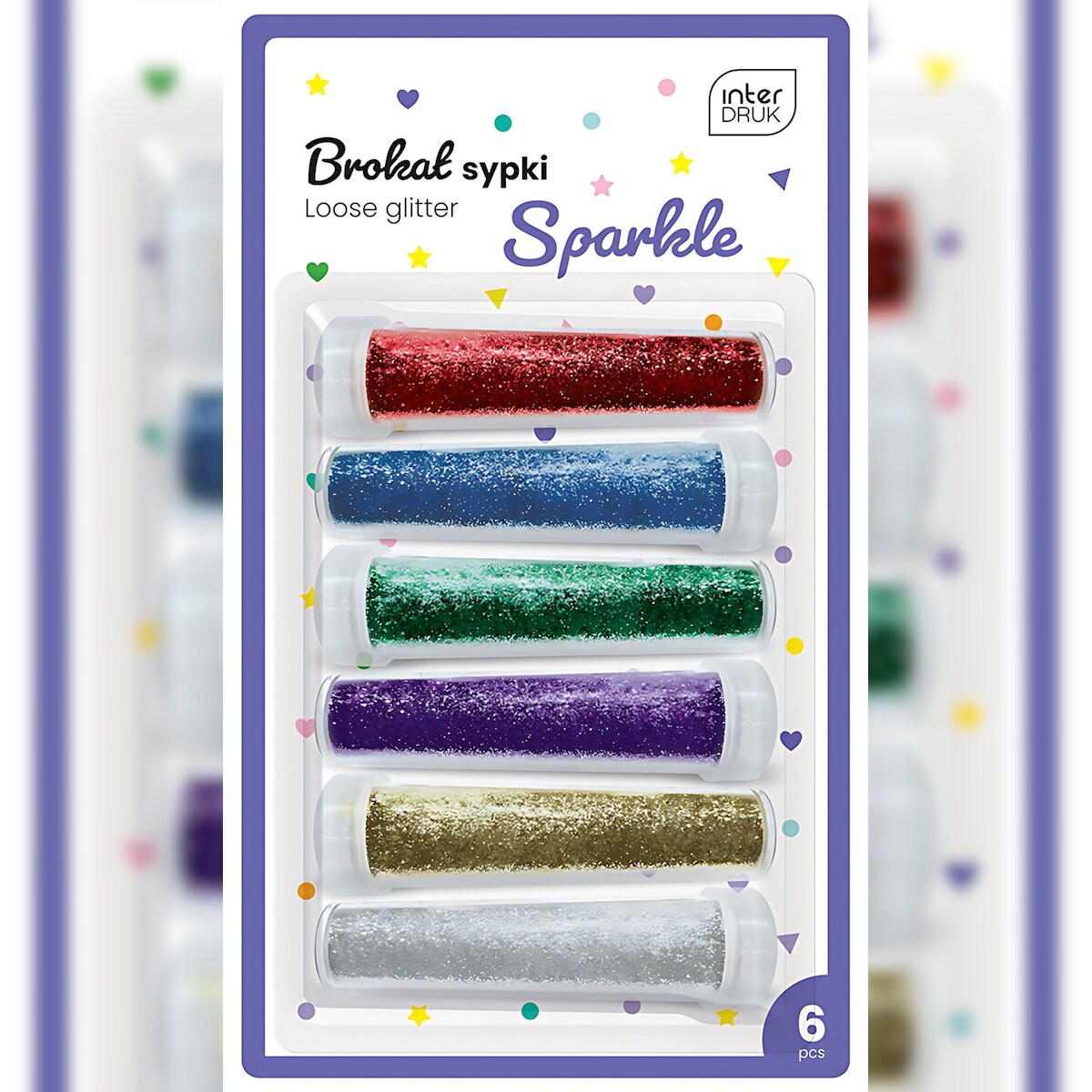 Interdruk Loser Glitter/Glitzer 6x7g Sparkle Image