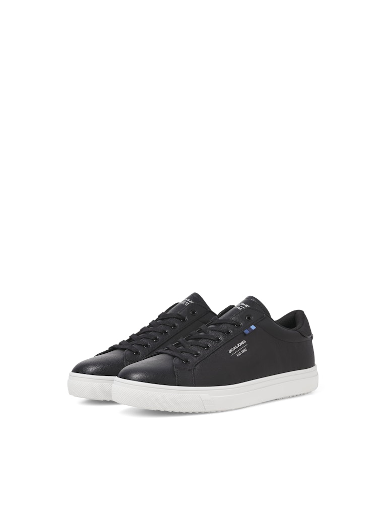 Sneaker JACK & JONES "JFWBALE", Herren, Gr. 43, anthrazit, Lederimitat, Schuhe Sneaker, mit seitlichem Logo