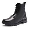 Schnürstiefelette ARA "CAMBRIDGE", Damen, Gr. 7 (40,5), schwarz, Glattleder, unifarben, klassisch,elegant, Schuhe, Business Stiefel in Bequemweite G (= weit)
