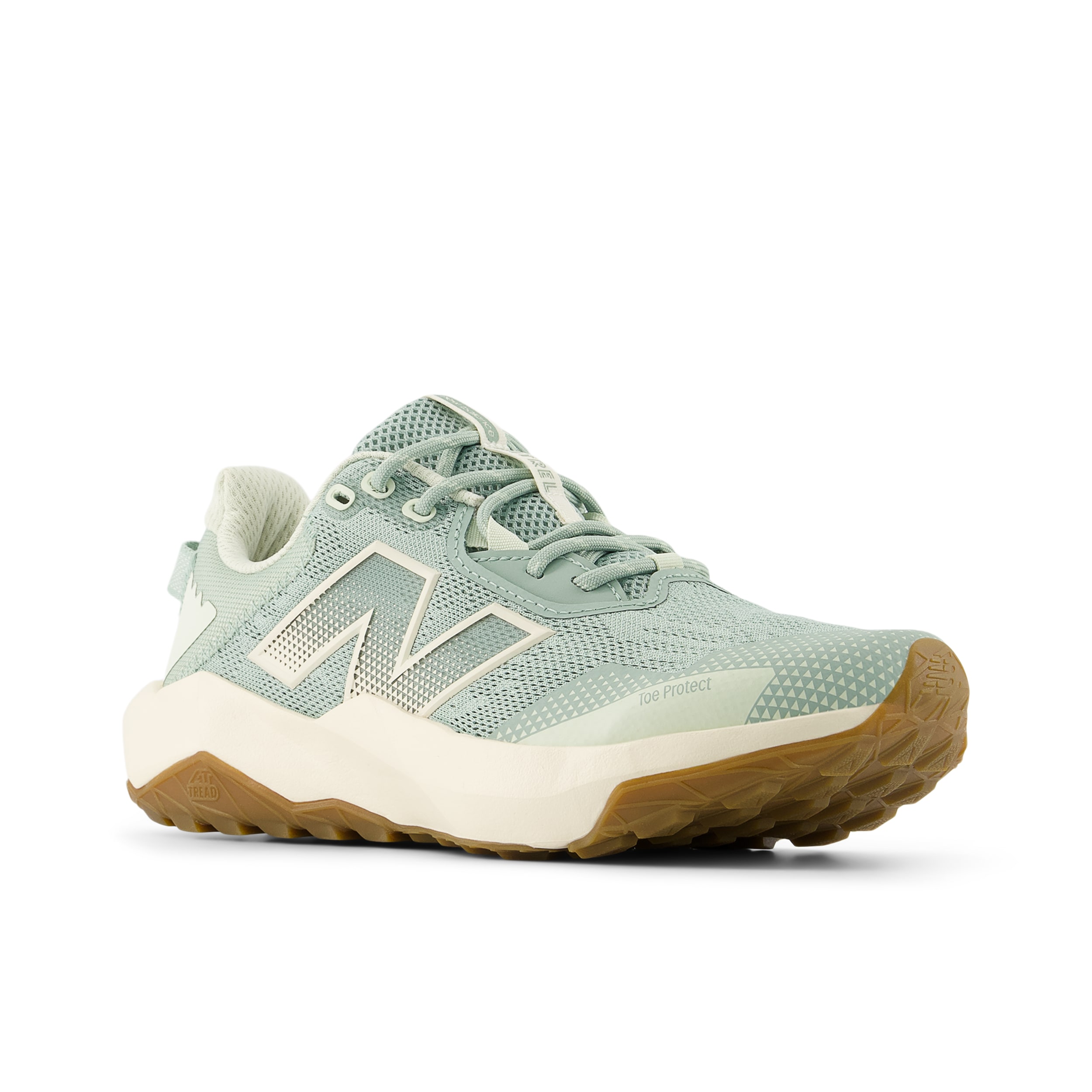Laufschuh NEW BALANCE "DYNASOFT NITREL V6", Gr. 41,5, grün (mosaic grün), Synthetik, Textil, Schuhe, Trailrunning-Schuhe