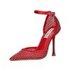 High-Heel-Pumps STEVE MADDEN "STEVE MADDEN Pumps Lederimitat/Textil", Damen, Gr. 40, rot (cherry), Lederimitat, Textil, elegant, Schuhe