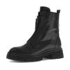 Stiefelette GABOR, Damen, Gr. 43, schwarz, Kalbsleder, unifarben, modisch, Schuhe, Blockabsatz, Boots, mit Front-Reißverschluss