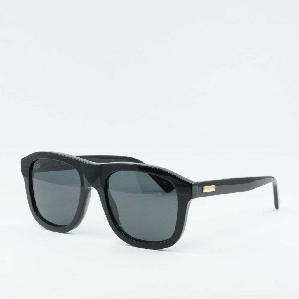 Gucci Accessories | Gucci Gg1316s 001 Sunglasses Black Aviator Frame, Grey Lenses | Color: Black/Gray | Size: 54 - 20 - 145