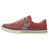Sneaker DOGO "Classic Schnürsneaker Tom & Jerry Damen Sneaker", Damen, Gr. 38, Normalschaft, rot, Lederimitat, Schuhe, Handgefertigt