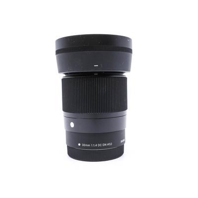 Used Sigma 30mm f/1.4 DN - Canon Ef-M Fit