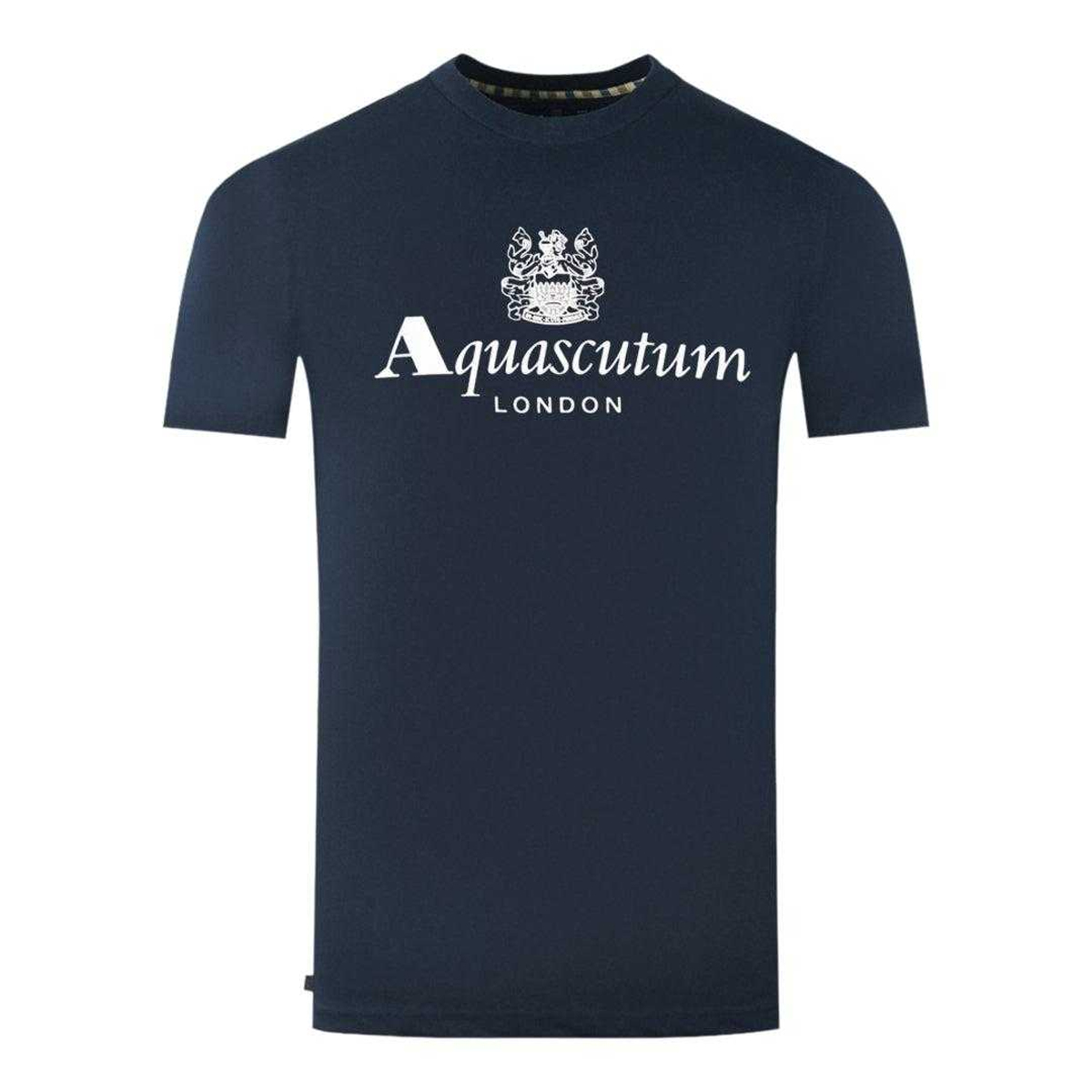 Aquascutum - "London Aldis" T-Shirt für Herren (Marine) Image