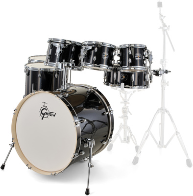 Gretsch Drums Energy Black Sparkle 7pcs Set