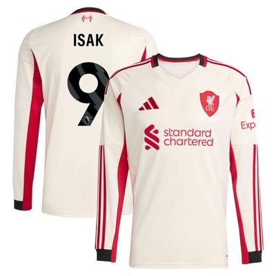 Liverpool adidas Auswärtstrikot 2025-26 - Langarm mit Aufdruck Isak 9 Image