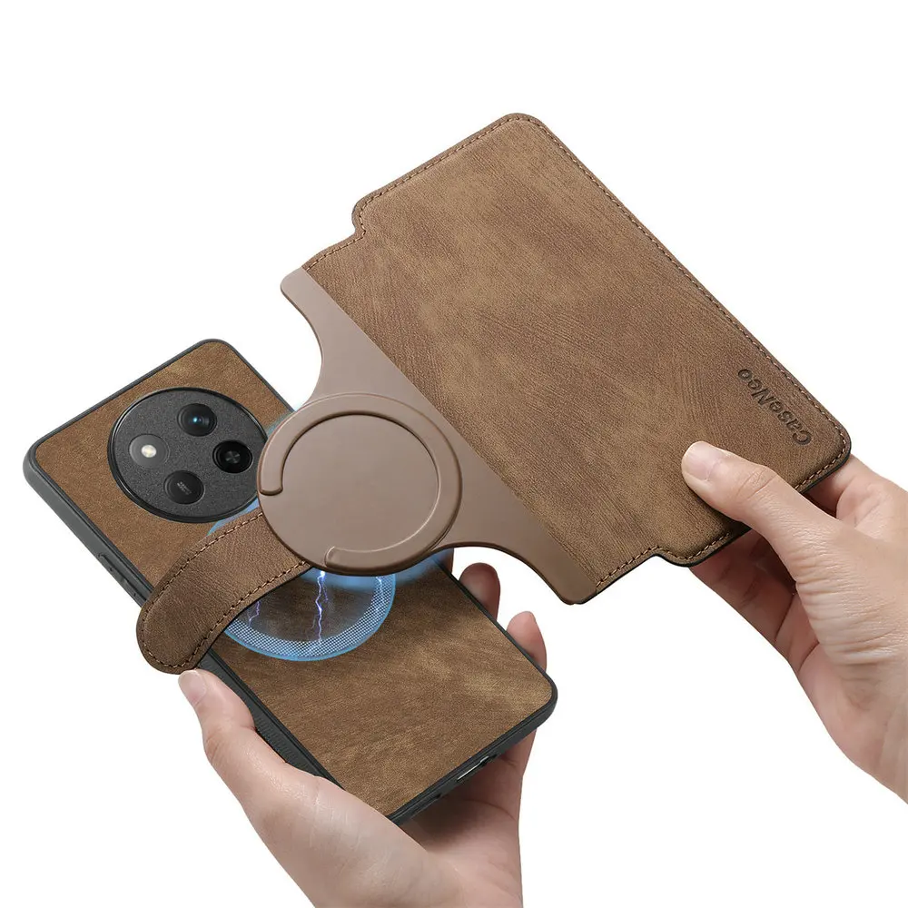 Honor Magic 8 Lite 7 Pro 5G Luxus-Hülle Abnehmbare 2-in-1 RFID-Schutzhülle Honor Magic 7 Lite Handyhülle Magic7 6 Magnet-Kartenetui Flip-Cover Image