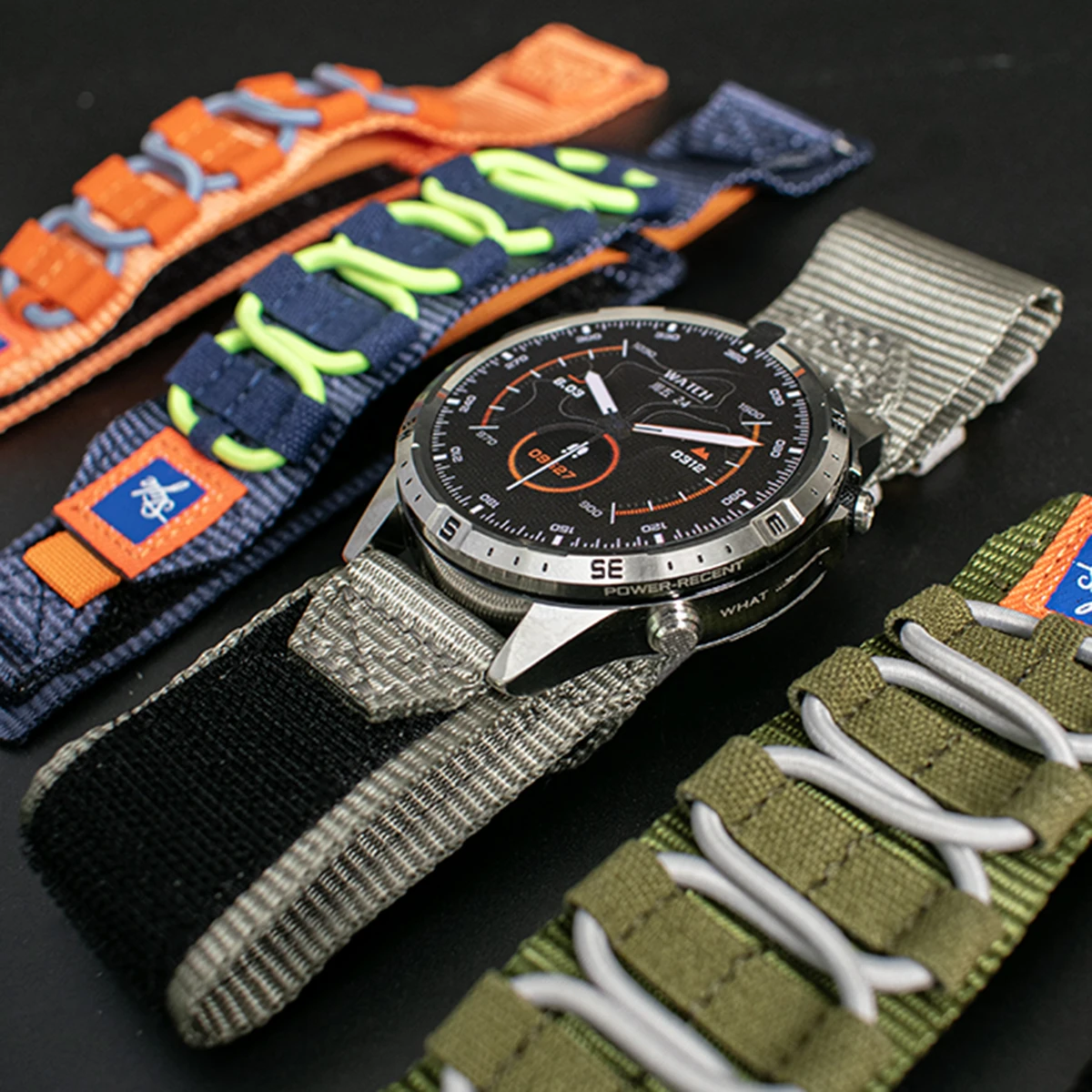 20 22 mm Quick Fit Nylonarmband für Samsung Watch 4/5/6/7 40 mm 44 mm Band für Galaxy Watch 6/4Classic 43 47 mm Sportarmband Gürtel Image