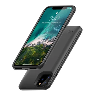 Ultradünne Akku-Ladegerät-Hülle für iPhone 11 12 Pro Max 12 Mini X XS XR 6 7 8 Plus SE 2 Akku-Hülle Power Bank Ladehülle
