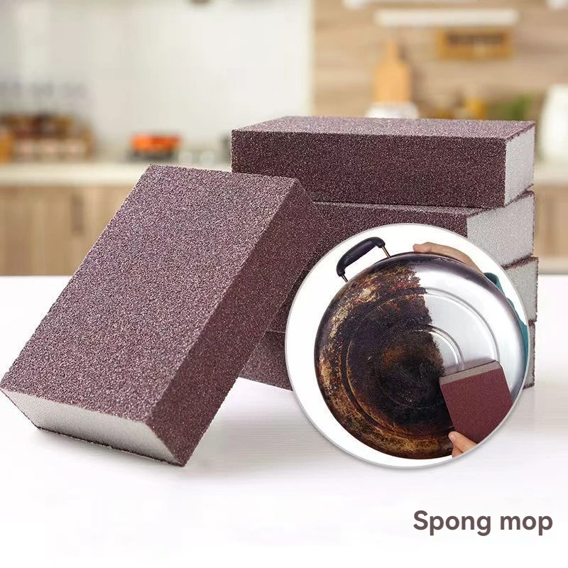 Schwamm-Scheuerschwamm für die Küchenreinigung, magischer Schwamm zum Entfernen schwarzer Schmutz, Flecken und Öl, Scheuerschwamm zur Rostentfernung Image